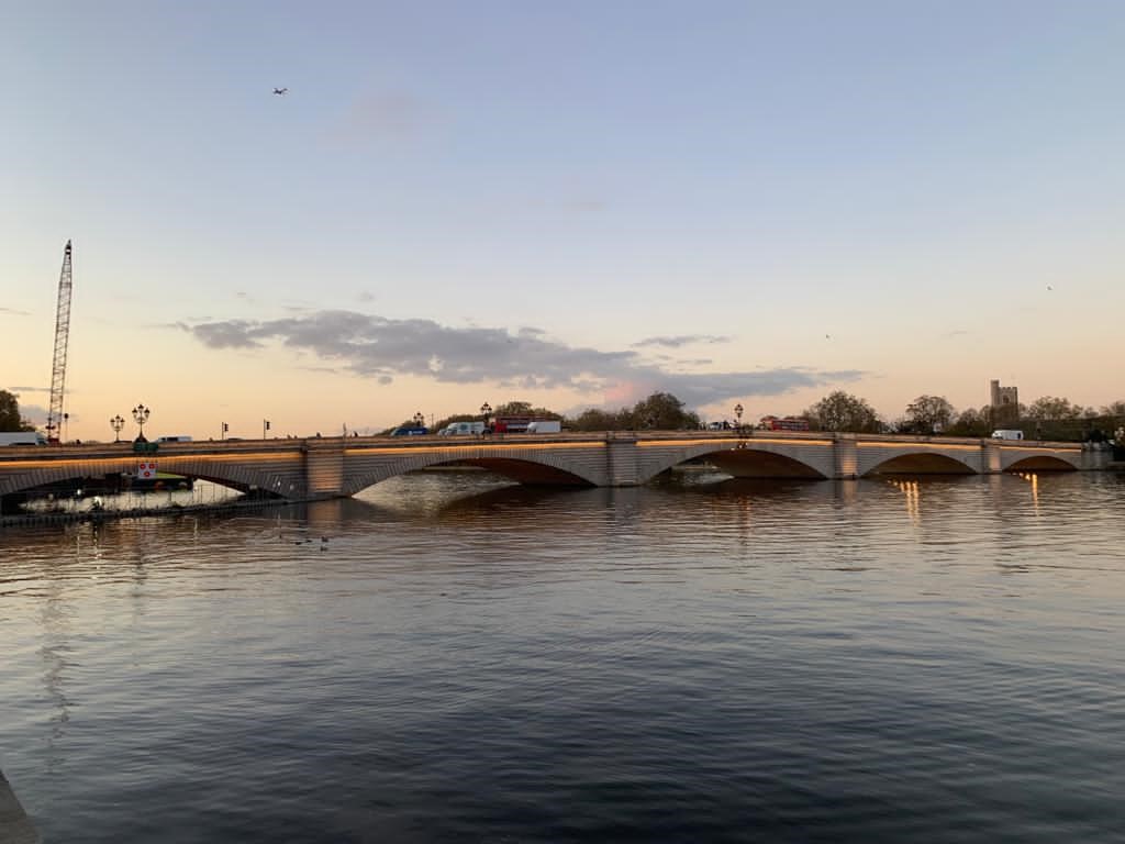 TidewayLondon's tweet photo. If you can't go to the Thames, we can bring the Thames to you.
Another beautiful shot of London's river at Putney bridge with the crane from our Putney Embankment site in the background. #LoveTheRiver #CleanerRiver https://t.co/muLHxETu2E