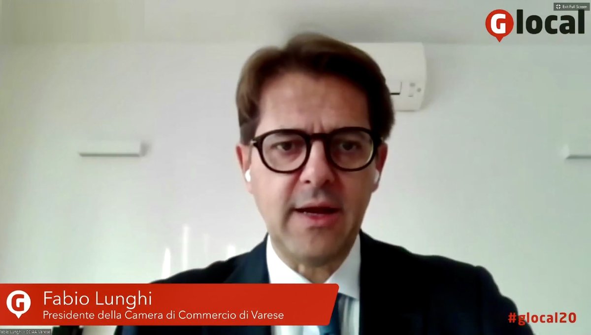 vacamcom's tweet photo. Il presidente @FabioVarese a @festivalglocal 
"Il mondo economico vive un momento molto delicato, ciò nonostante Camera di Commercio è presente a Glocal perché la corretta informazione è importante anche per le imprese" #cameredicommercio #futuro #impresa #territorio
#glocal20 https://t.co/CoXGHo8eIX