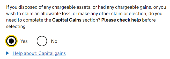 11) For me, i file my self-employment tax returns alongside my capital gains and dividends. If you made capital gains, they will ask you if you did, and then help you fill out a capital gains section of your tax return.