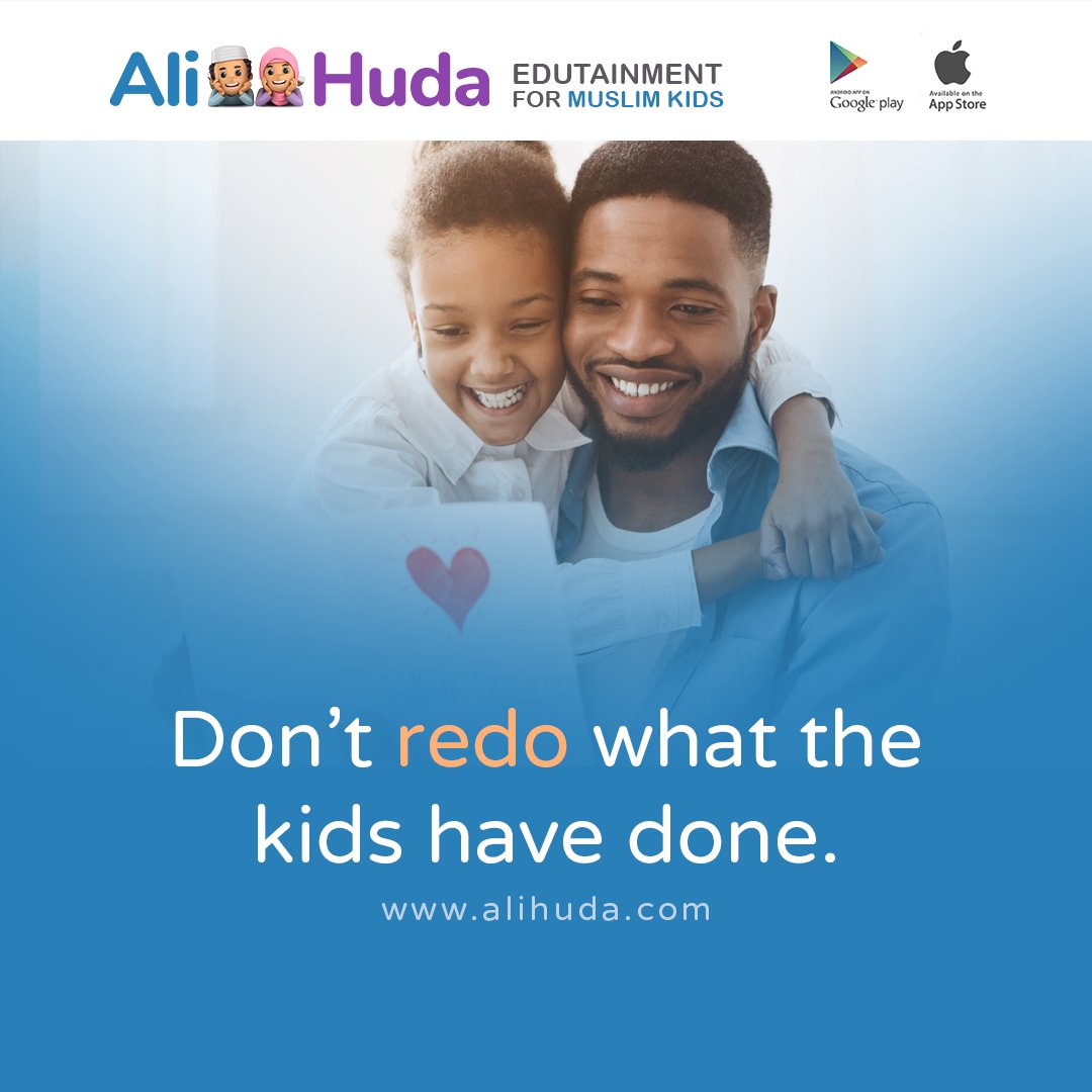 #Parenting_Tip

❌ Don't redo what they've done.

If your child makes her/his bed, resist the urge to smooth the blankets. Unless absolutely necessary, don't fix what your child accomplishes. They will notice and it may discourage them.