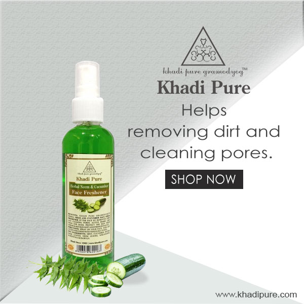 khadi_pure's tweet photo. Khadi Pure Herbal Neem &amp; Cucumber Face freshener - 100ml 
Shop Now :- https://t.co/0LuDl5m36M https://t.co/kd3LcjT3Ks