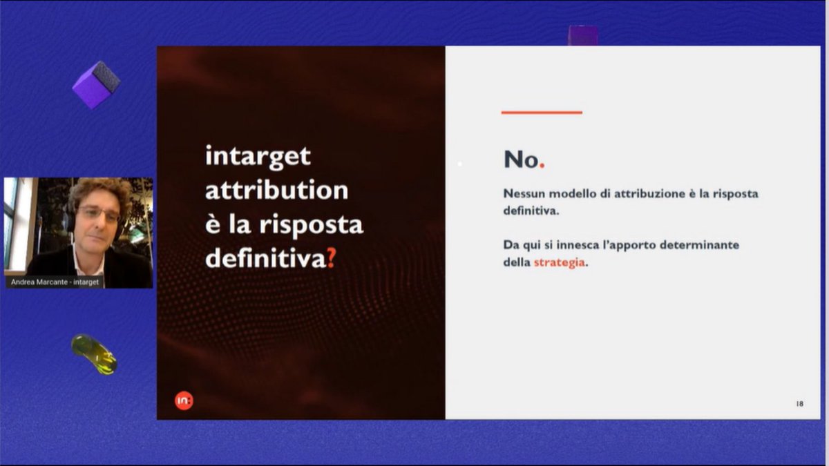 “Non c’è una risposta definitiva data da un modello di attribuzione, se noi abbiamo delle domande di partenza è possibile che ci siano delle risposte specifiche e differenti in base a queste” <a href="/intargetnet/">Intarget</a>
#IABForum #IABForum2020 #WelcomeToMetaverse <a href="/IABItalia/">IAB Italia</a>
