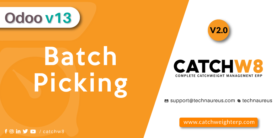 catchw8's tweet photo. This App helps to pick batch of orders, which helps reduce repeated trips to the same location.

Get App : https://t.co/toCWbeBLfc

#OdooCatchWeight #OdooApps #CATCHW8  
#CatchWeightManagementSystem #CatchWeightERP #odoo #Odoo13 #CatchWeightBatchPicking https://t.co/wfNTzpJwUX