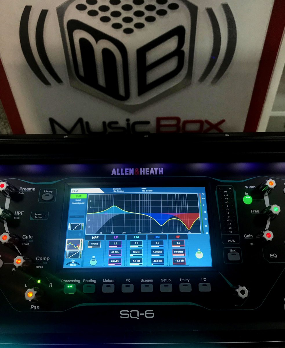 Allen & Heath SQ-6, Consola digital.48 canales, 24 preamps, 36 buses y mucho más! Cómprala ahora!
🛒musicbox.com.co 
📱3015120837-3015486986
📍CR 17 # 54-16
#MusicBoxColombia #digitalmixer #dj #homestudio #mixer #music #musicproducer #recordingstudio #allenandheath