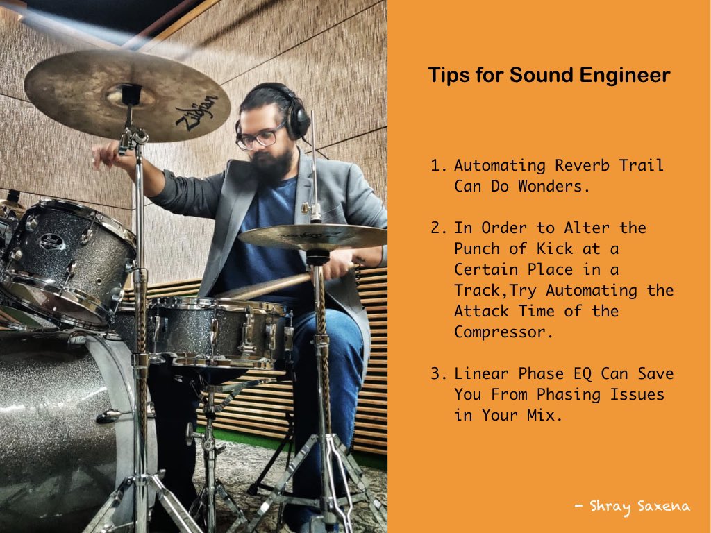AurasAudio's tweet photo. "Tip Of the Day" #26

Tip Credits : @auras_shray 

#insyncwithsound
#aurasaudio 

#tipoftheday
#musictip
#quotetipdaytip
#thursdaytip
#everydaytip
#musiclesson
#tipsbyaurasaudio
#aurasaudiotip
#musicproducer
#musiclover
#tipsformixingengineers
#mixingtips https://t.co/QnrOsA6YJk