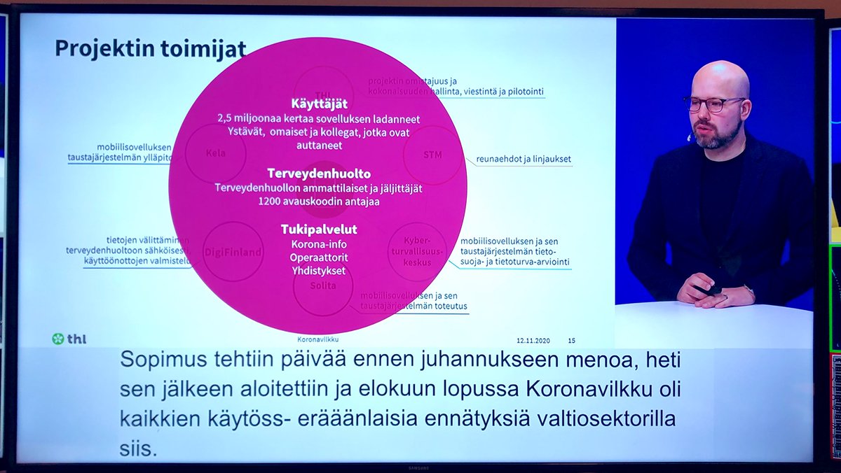 aahlq's tweet photo. #digituki2020 @aleksiyrttiaho &amp; Koronavilkku - an app that speeds up the process of reaching people exposed to the #coronavirus and breaking infection chains. Now more than 2.5 million downloads! 🇫🇮💪 https://t.co/hHy3Ihi2jC