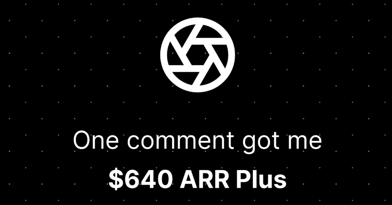 syften_com's tweet photo. I just finished writing how one comment on Reddit bumped my ARR by $640