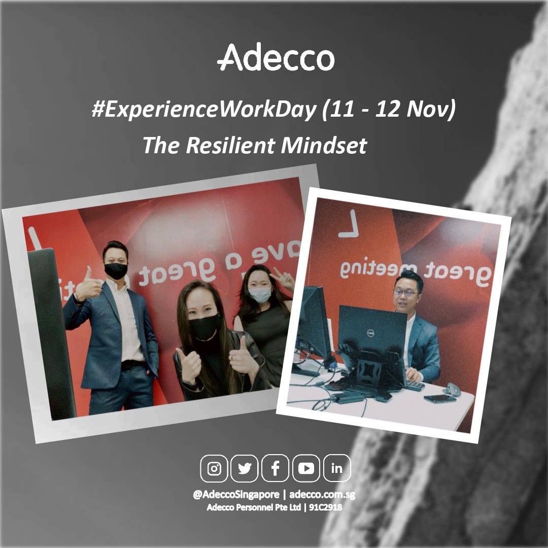 AdeccoSingapore's tweet photo. Had a great time yesterday hosting more than 900 registers from around the world for our #ExperienceWorkDay webinar.
#Resilience #mindset #motivation #webinar #training #education #leadership #elearning #teachers #singapore #covid19 #jobs #skills https://t.co/tEVDy3D2ro