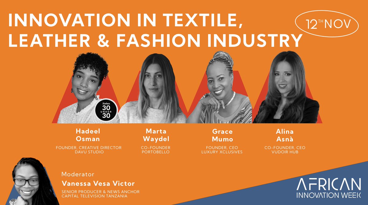 ia_global1's tweet photo. 🟠 Live at 12:00 (CET)
Tune in for  #AIW2020 Panel Discussion "Innovation in textile, leather and fashion industry".

🎥 Live Session is also available from our website https://t.co/0iUTnDo5dz https://t.co/4jRSQFBOqa