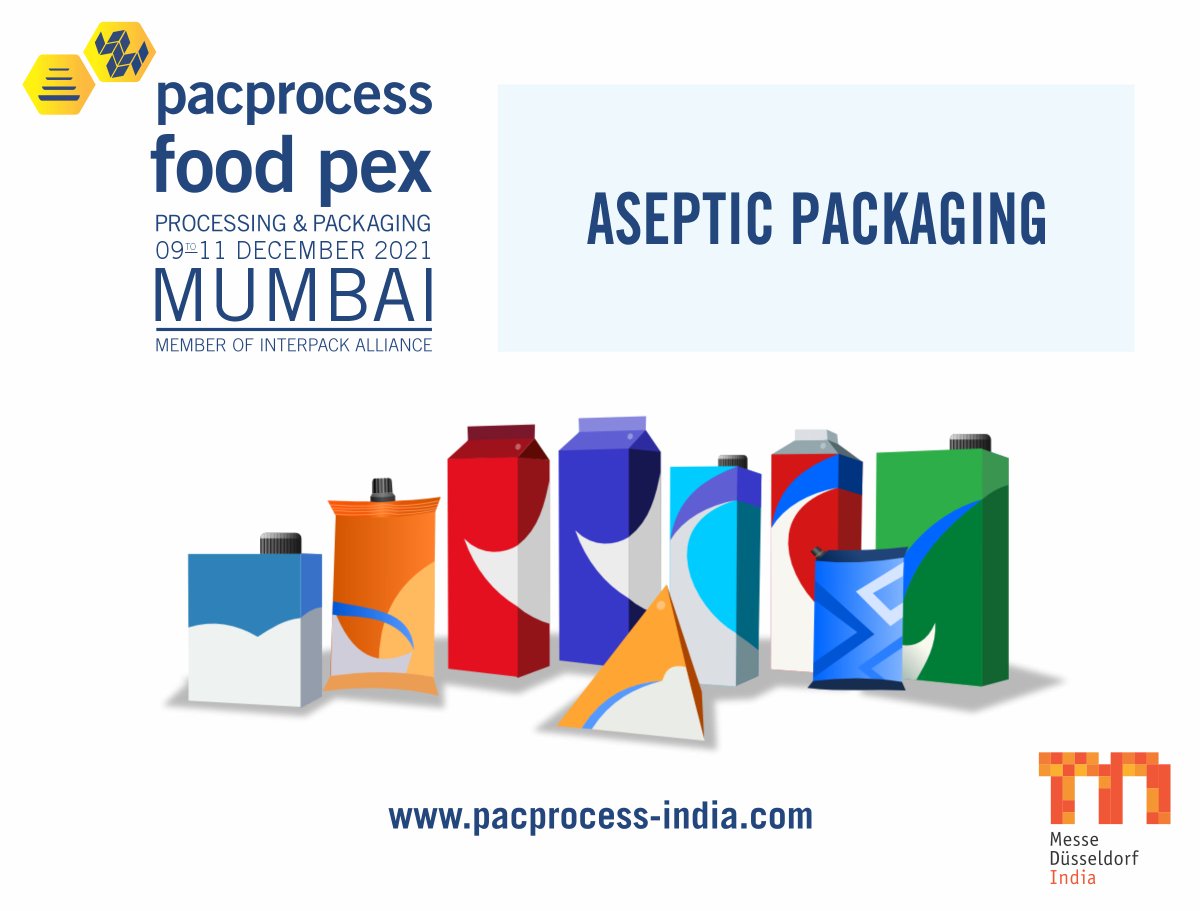 Witness the complete #AsepticPackaging solution #dairy #AsepticFillingSolution #Bevearges #Alcoholicbeverages #Juices #Milk <a href="/pacprocess/">pacprocess & food pex Mumbai</a>  &amp; food pex Mumbai 2021 #FoilStamping #FMCG #brickpack #packaging