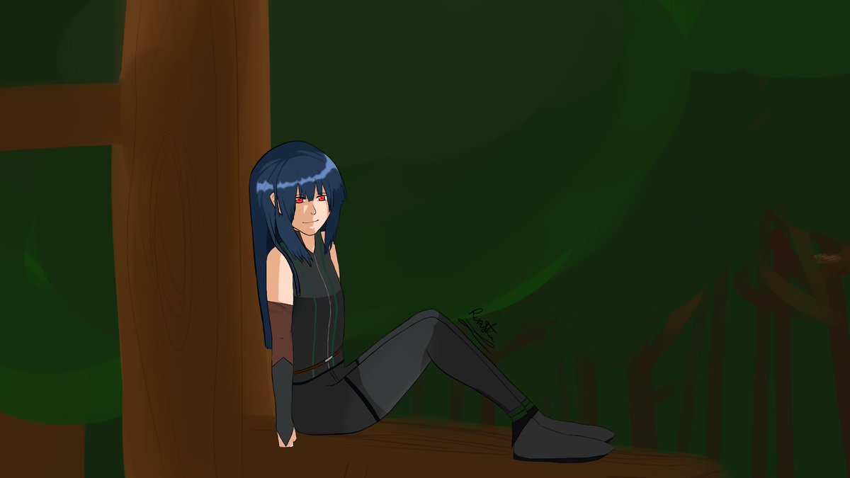 Runstia's tweet image. Petit dessin de jasmine dans TBATE :D