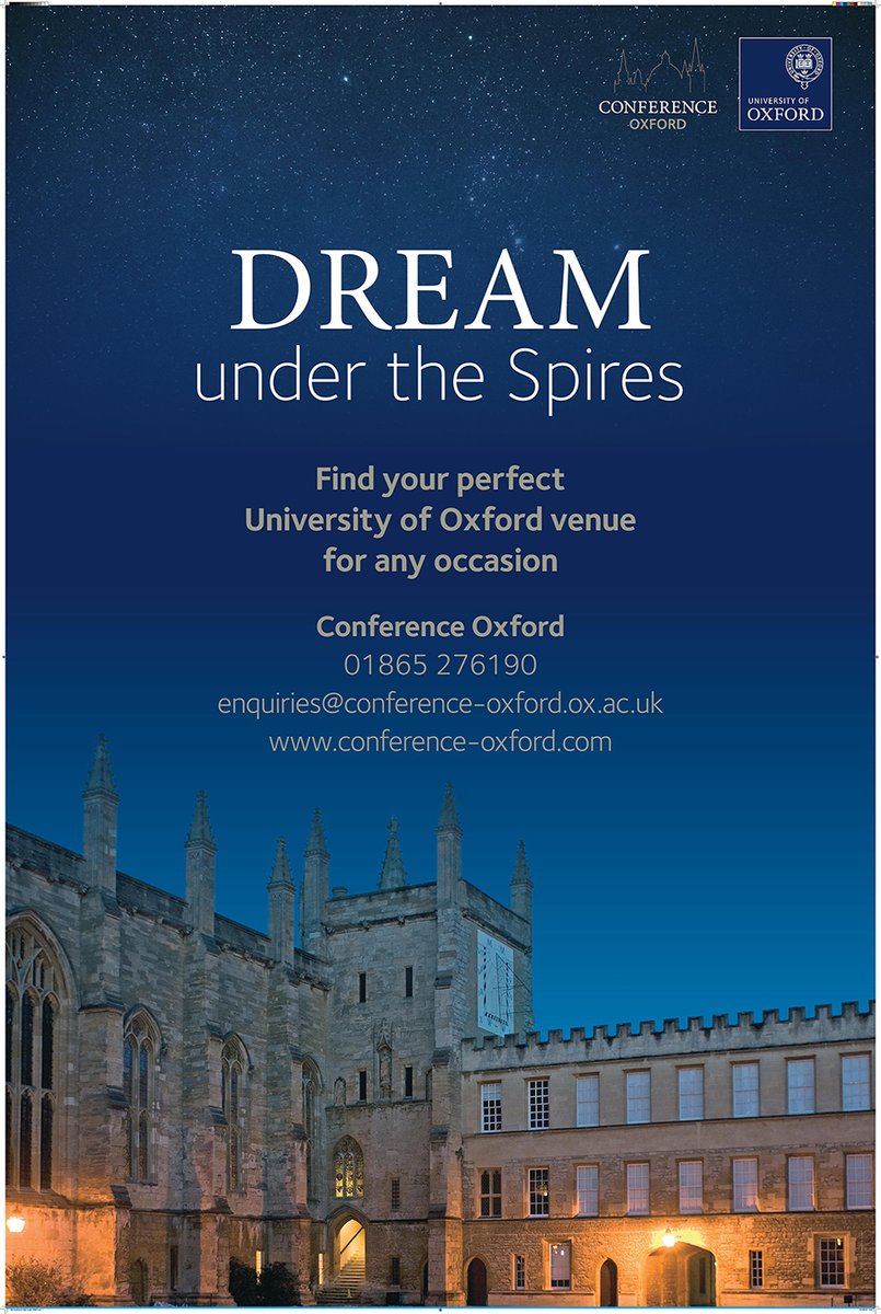 EventNewsBlog's tweet image. In addition to residential conferences, Conference Oxford's @UniofOxford venues welcome the independent traveller. Colleges can offer self-catering or bed-&amp;amp;-breakfast accommodation on an individual basis during the vacation periods &amp;amp; occasionally during term. Details @ConfOxford