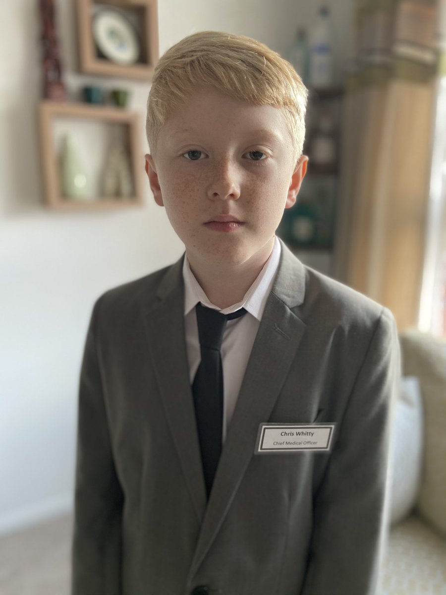 theflourcloud's tweet photo. Celebrating Hero’s week at school with a young Chris Whitty! 2020 - the year that scientists became superheroes. Next slide please...@CMO_England @AllingtonPS #notallheroeswearcapes https://t.co/lrJ7eGh9oO