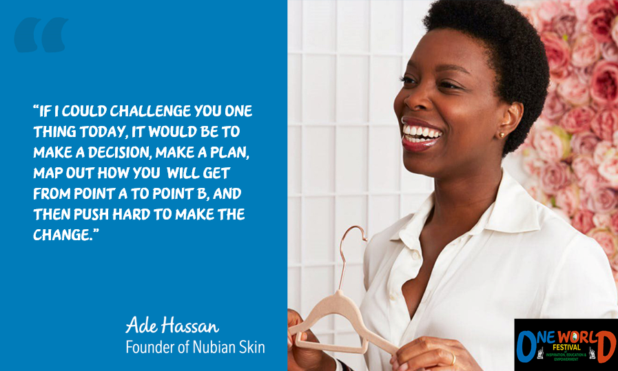 NestleUKI's tweet image. Ade of @nubianskin offers such an inspiring call-to-action to the audience, with an eye-opening reminder that everyone (young leaders especially) can make a difference and literally change the world if they set their mind to it. 

#ONEWORLD2020🌎