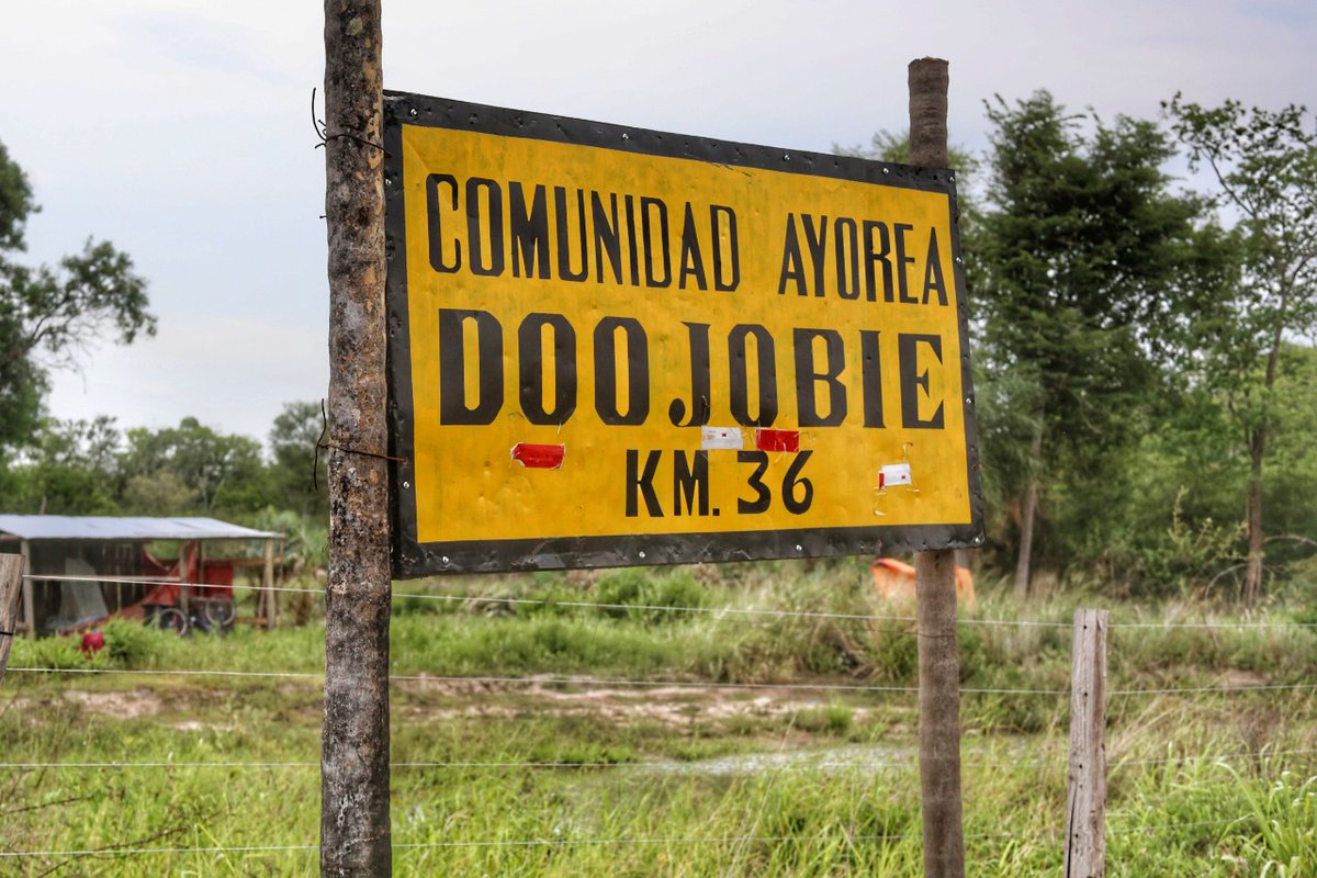 mopcparaguay's tweet photo. Honramos el compromiso asumido con la Comunidad Ayorea Doo Jobie cumpliendo con la entrega de equipos fundamentales para el mejoramiento de sistema de provisión de agua, parte del Plan para Pueblos Indígenas de la construcción de la #RutaBioceánica 🛣️ https://t.co/9vaH9rFlyU