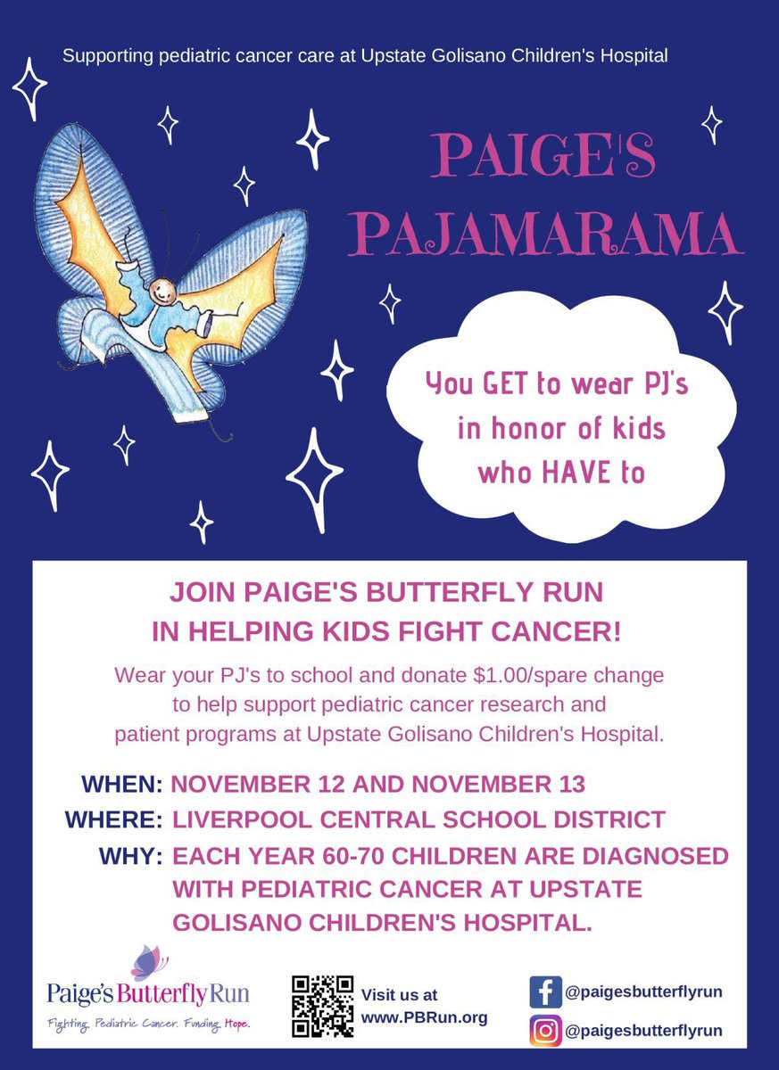 MrLawrence_LCSD's tweet photo. Looking forward to our first day of the Paige’s Pajamarama event today!  Don’t forget to wear your pajamas and donate for a great cause as Liverpool and F-M team up to take on CNS and West Genesee. Go Warriors! https://t.co/oI1NLYOWDF