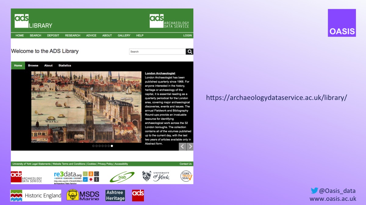 4/14, All of these reports are searchable & retrievable. It also hosts accessible digital archives and signposts the location of physical ones as well. Reports have been accessed over 55,091 times with new records created every week  @ADS_UPDATE  #archaeologicalarchives  #SMACon2020