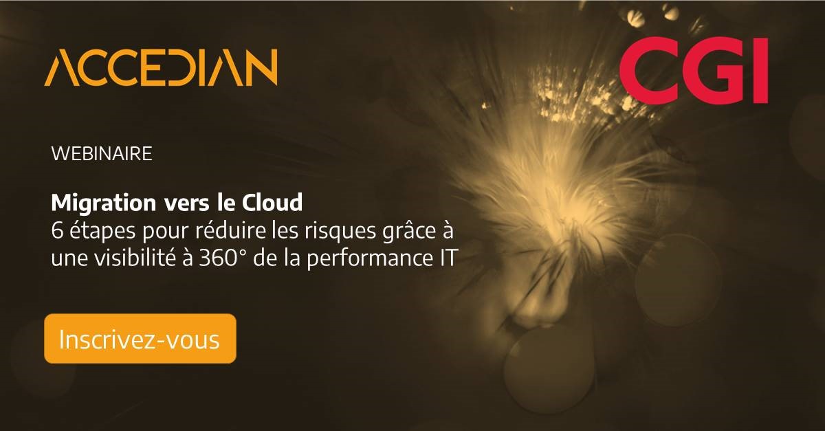 #Webinaire CGI x @Accedian 👩‍💻👩‍💻

Rendez-vous le 25 novembre pour découvrir comment réussir sa migration vers le Cloud avec l'approche #MoveToCloud et la solution Skylight 

Inscrivez-vous ➡️ bit.ly/3nb5SW2