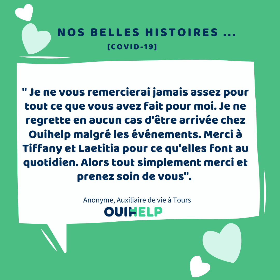 Encore une belle histoire chez Ouihelp...💌💚