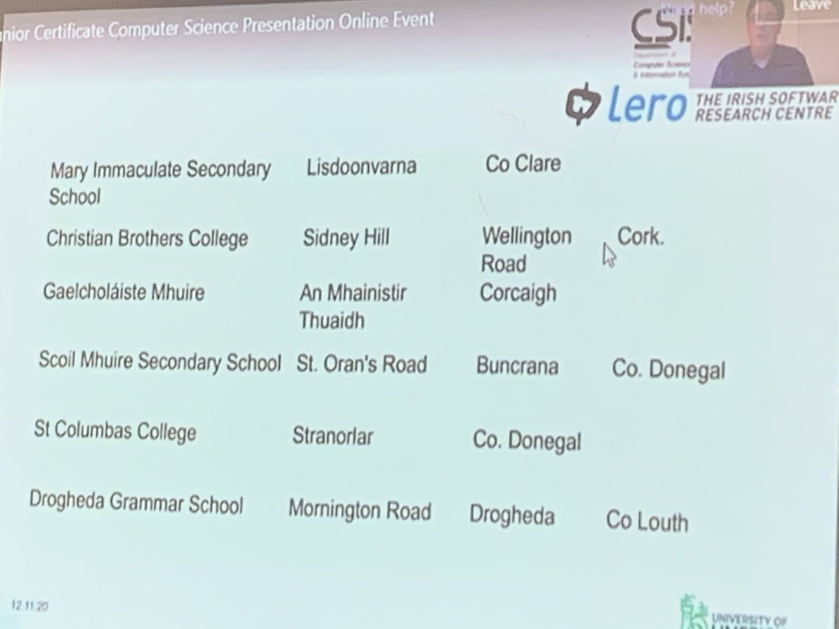 gcmhuireag's tweet image. Comhghairdeas leis na daltaí go léir ó 3AG a chríochnaigh an gearrchúrsa Códáil i mbliana le Mr Ó Murchú. &amp;amp; Mr Verling. Buíochas le @csisul &amp;amp; @JCforTeachers don cheiliúradh ar maidin. @JctCoding @ucccs @cit_ie
