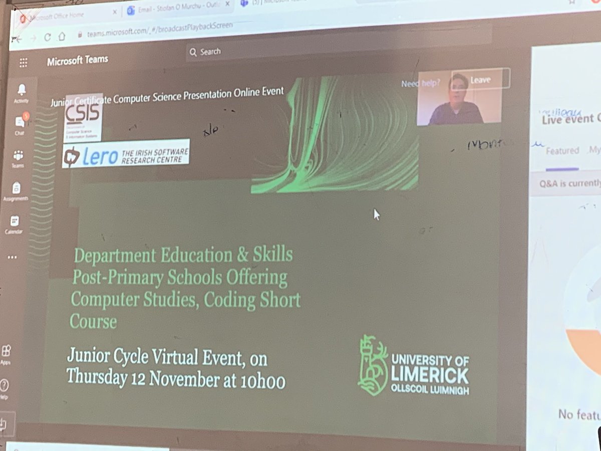 gcmhuireag's tweet image. Comhghairdeas leis na daltaí go léir ó 3AG a chríochnaigh an gearrchúrsa Códáil i mbliana le Mr Ó Murchú. &amp;amp; Mr Verling. Buíochas le @csisul &amp;amp; @JCforTeachers don cheiliúradh ar maidin. @JctCoding @ucccs @cit_ie