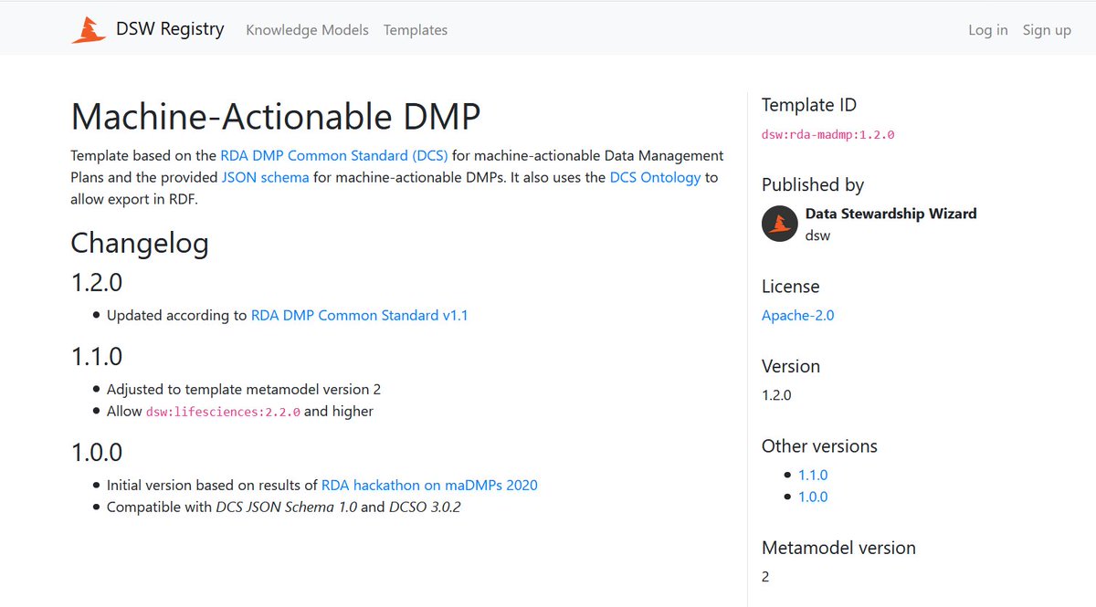 dswizard_org's tweet photo. As one of the #BioHackEU20 outcomes, we have a new version of the DSW maDMP template that meets all recommendations of the updated #RDA DMP Common Standard that was just released yesterday afternoon. #activeDMPs https://t.co/sPwSNdbcRx