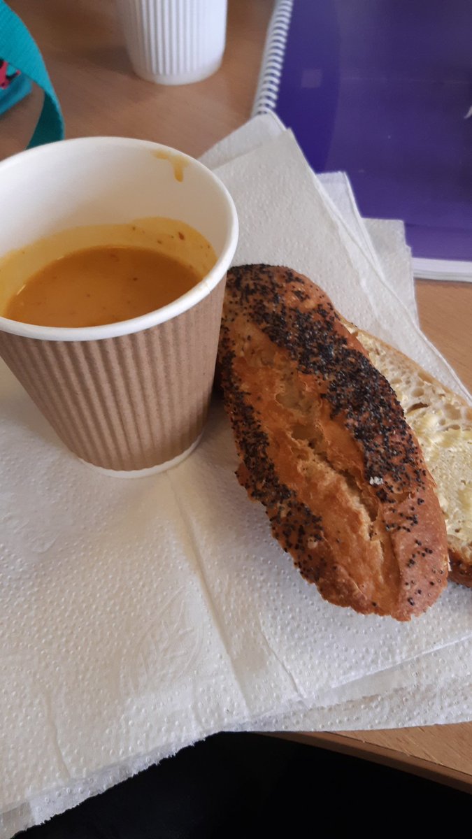 #huginamug very much needed today and it's not even 11am!! Thanks <a href="/malcolmheaven/">Malcolm Heaven 💙</a> the thai sweet potato is a winner 👌🏼