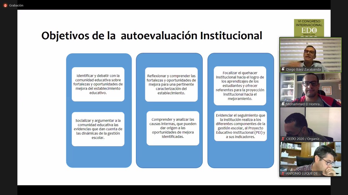GrupoEDO's tweet photo. #SIMPOSIO 🔊‘Metodologías y estrategias para la gestión del conocimiento organizativo’, coordinado por Mohammed El Homrani (@mohaugr) #CIEDO20 https://t.co/olYCORN5Pm
