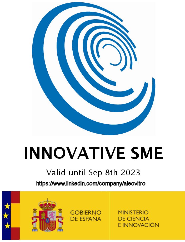 Aleovitro ha sido reconocida por el Ministerio y con aplicación en toda la UE como PYME #innovadora. Resultado del trabajo en equipo realizado por todo nuestro personal. #bioanalysis #biotecnología #farmacéutica #cosméticos #LCMS #invitro #quimica #biología #investigación
