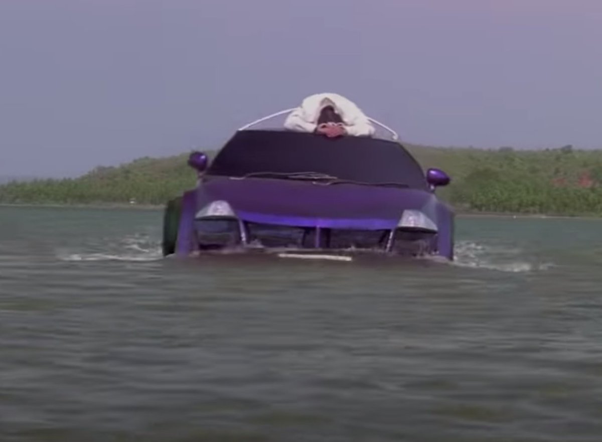 Lastly, fully amphibian abilities. Taarzan could be driven on water.