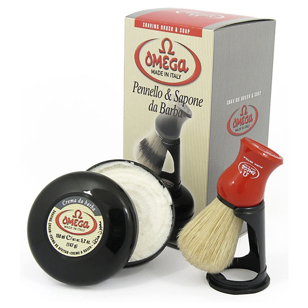 Omega Shave Soap and Boar Bristle Shave Brush Combo.
Only $20.
Comes with a stand!

bit.ly/3cehhjP

#wetshave #shave #wetshavingclub #safetyrazor