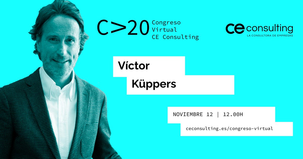 ceempresarial's tweet photo. Víctor Küppers: "Lo que nos mueve a las personas es el ánimo. Ahí sacas lo mejor que llevas dentro".
#CongresoCE https://t.co/ZcP8pD6asq