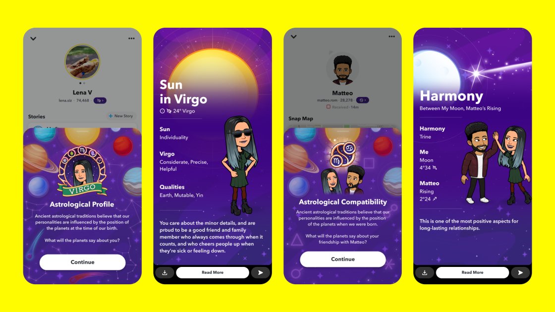 Snapchat’s astrological profiles might be the pandemic escapism we need