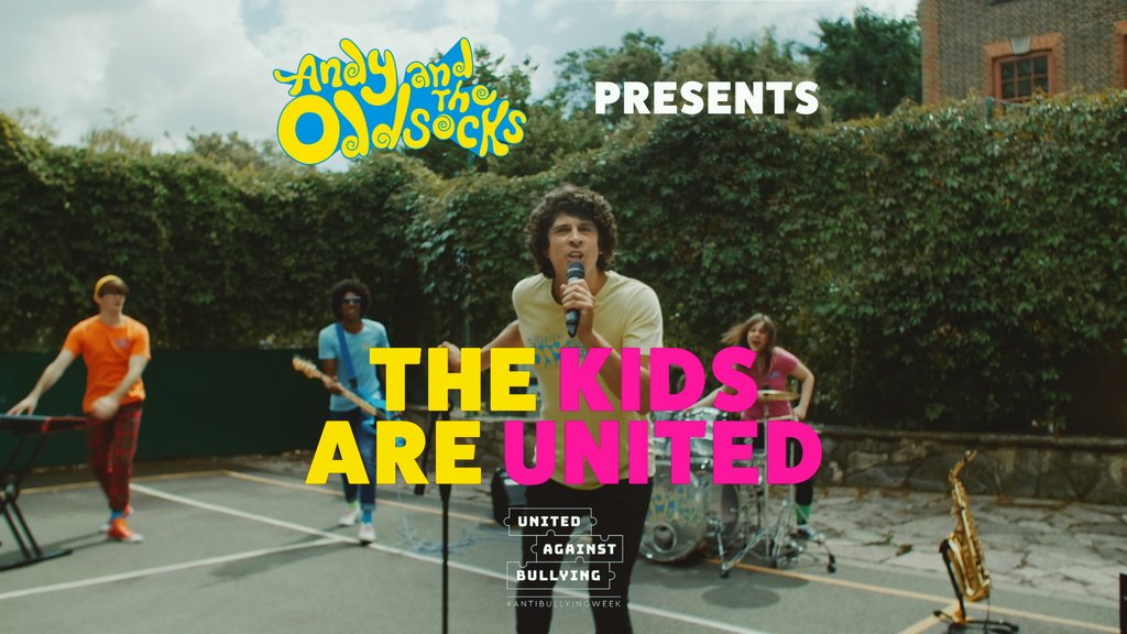 The brand new video for The Kids Are United from <a href="/andyoddsock/">Andy & the Odd Socks</a> and <a href="/abaonline/">Anti-Bullying Alliance #AntiBullyingWeek</a> for #oddsocksday and #antibullyingweek and is OUT NOW!  

Check it out - buff.ly/3poYXuj #thekidsareunited