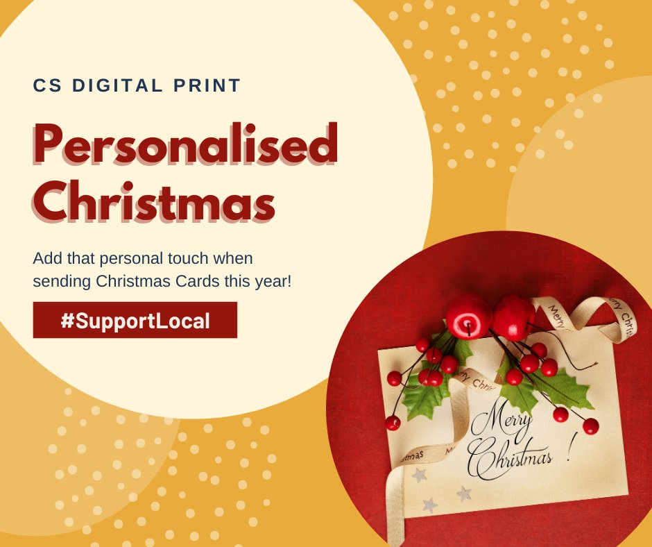 CSDigitalPrint's tweet photo. Add that personal touch when sending #Christmas #Cards this year! Choose from different #designs, or send us your own ✨ We’ll also include Premium Envelopes! ✉️🎄 See ordering info and details here 👉 https://t.co/TEJ2xOxLZF #digitalPRINT #copyandprint #printing #SupportLocal https://t.co/La3lTxiVZc