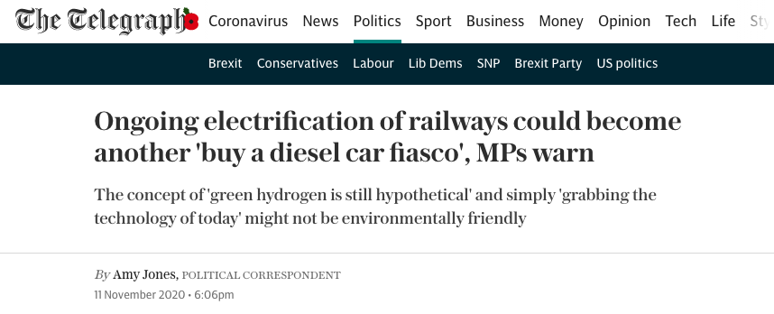 Trouble is, that single MP's comments somehow became the story, for the Daily TelegraphWorse, he has become multiple "MPs" – not only in the headline but in the article intro tooThis is a well-worn trope seen many times before, which is clearly intended to give extra weight