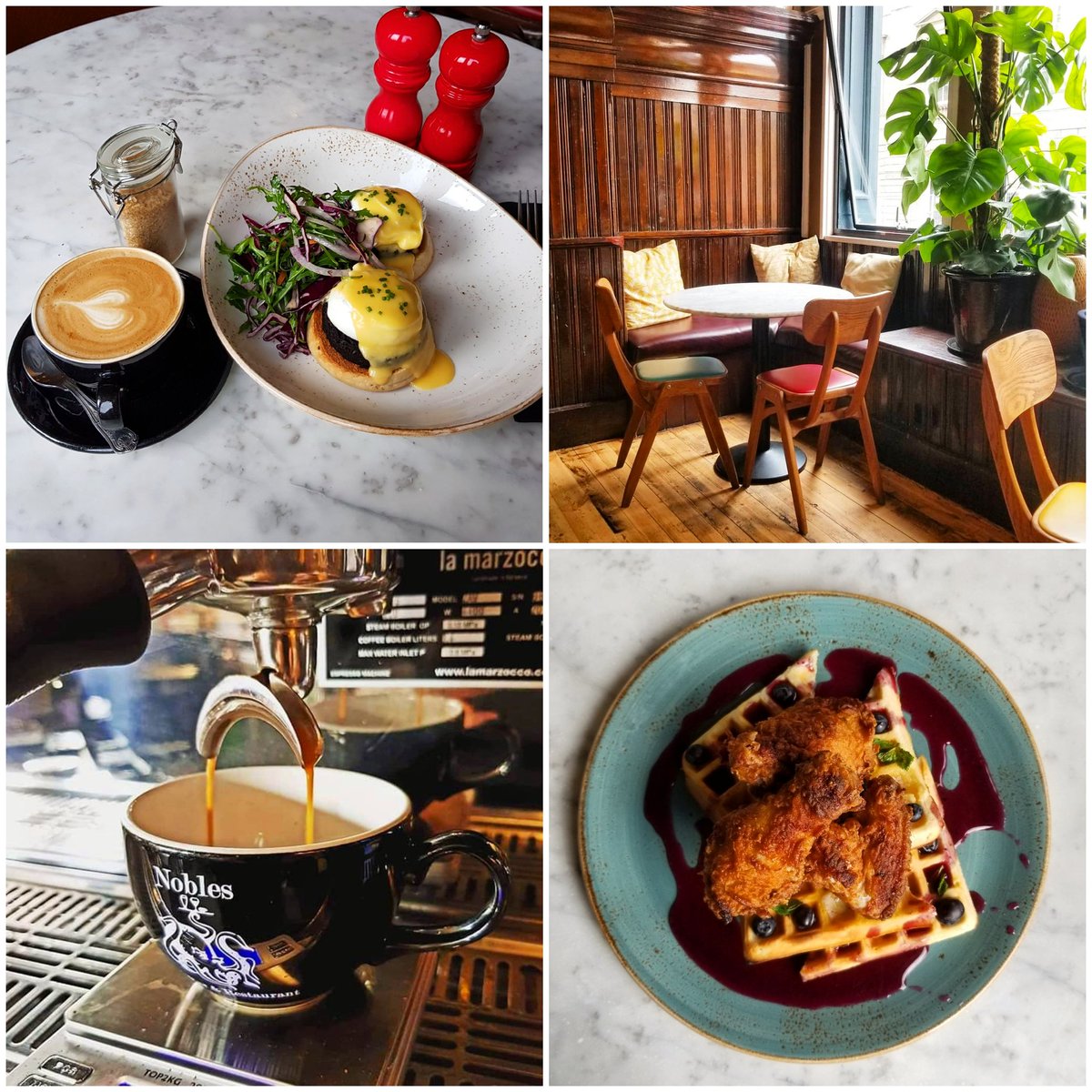 Noblescafebar's tweet photo. Thursday! As good a day as any to get down to Nobles, for... #brunchshineonleith 
🥓☕🥞🍗🍳🍔🍅🌶👨‍🍳
#loveleith #leitheats #leith #leithbusiness #keepitlocalleith #familybusiness 
#brunch #nobles #breakfastofchampions #thursday #curfew #chickenwaffles
#tramstonewhaven https://t.co/z5CaqAHjOp