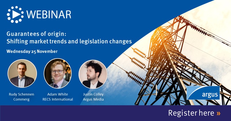Join the webinar hosted by <a href="/ArgusMedia/">Argus Media</a> for a comprehensive view of the guarantees of origin market and legislation changes. 

See the agenda and the speakers: okt.to/Up6R57

<a href="/RECSSecretariat/">RECS International</a>