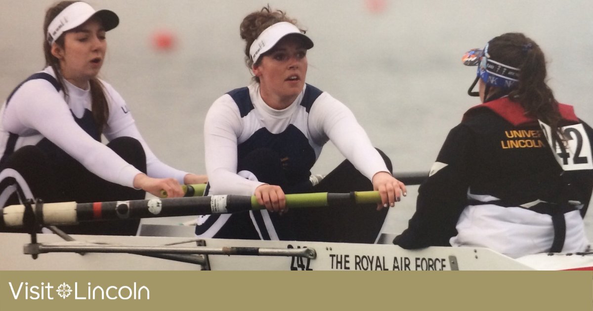 DestLincs's tweet photo. From the River Witham to the Atlantic Ocean 🌊 

@unilincoln @LincolnAlumniUK Georgie Leech is set to break a World Record raising money of @MindCharity 🚣‍♀️

You can follow the team's progress on @atlanticantics 

#LoveLincoln #CommunitySpotlight 

https://t.co/8wMGSRkHmA https://t.co/8I1EHqv9Lg