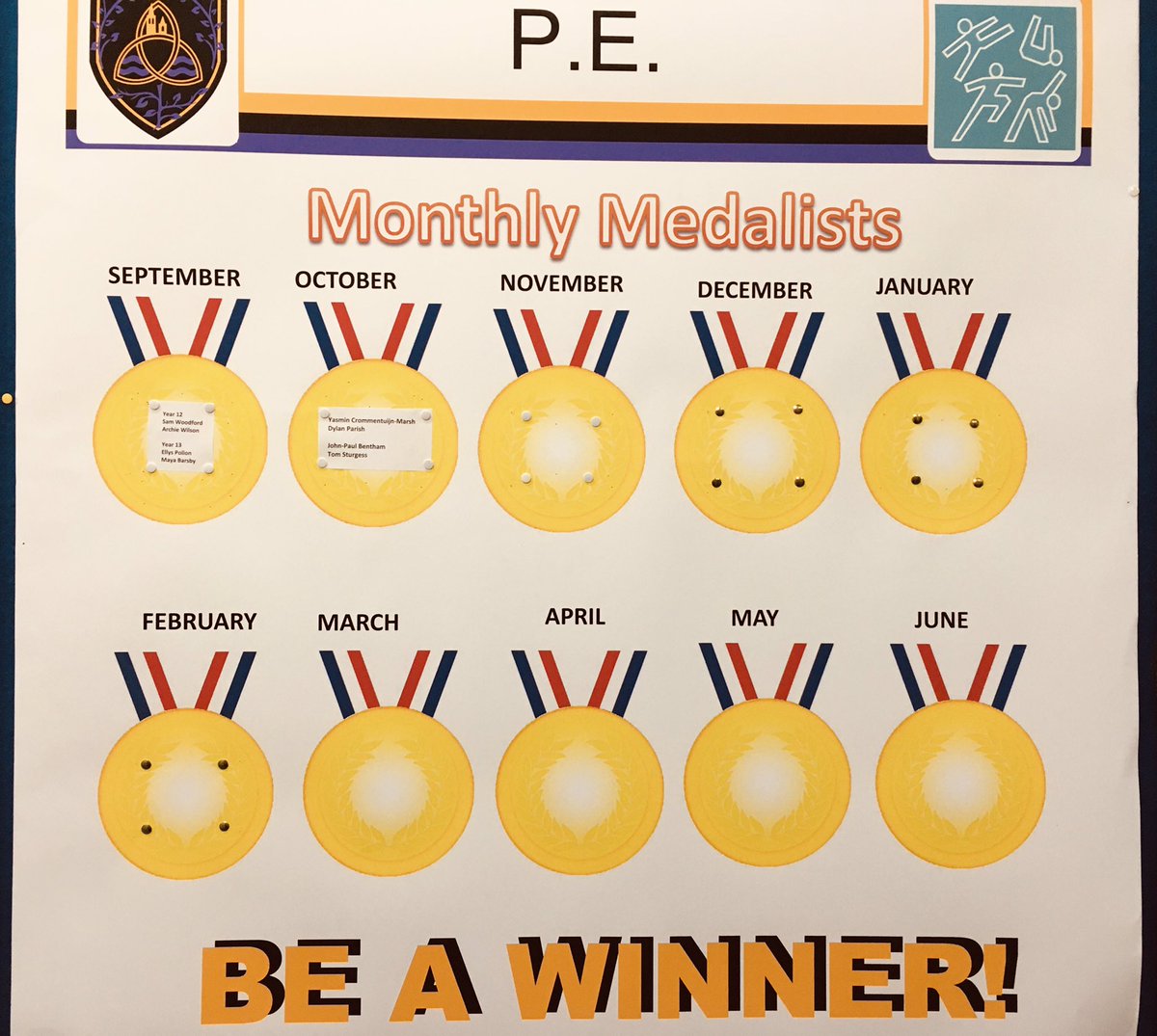 Sixth Form PE -  Good Start.

Stars Of the Month. 

October  2020

Well done 👏🏽⭐️

A healthy treat is coming your way. 🤗

Keep up the hard work⭐️