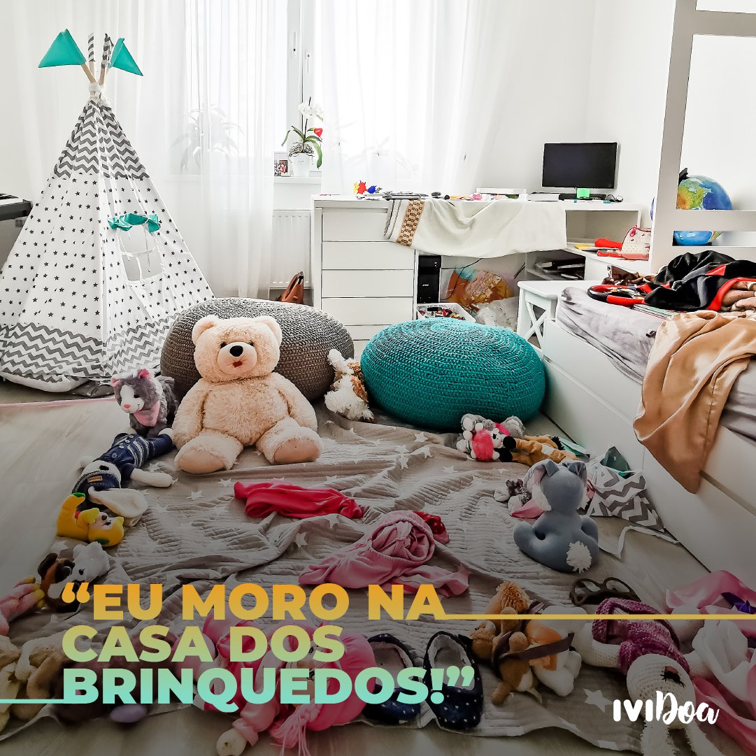 IVIDoa's tweet photo. “Sempre tivemos o apartamento mais arrumado do bairro. Mas desde que a Núria entrou nas nossas vidas, tudo mudou. 

Mas, e a alegria de brincar com a nossa filha? Abençoado desastre! Obrigado por realizarem o nosso sonho, IVI!” 😍 https://t.co/BigvX811cy