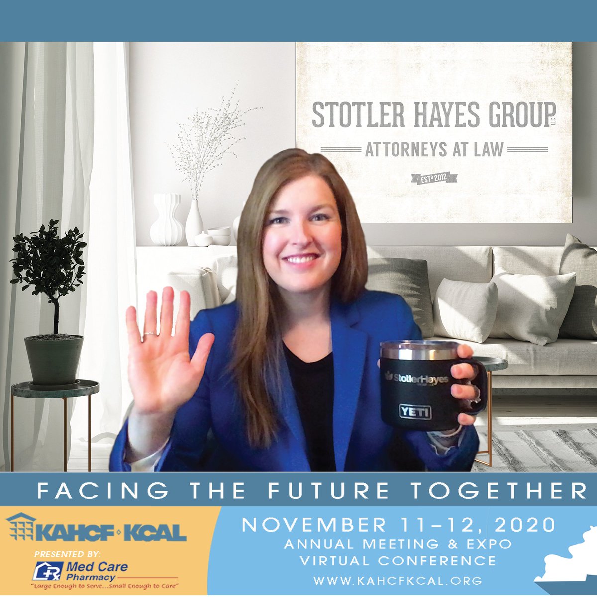 Medicaid_Lawyer's tweet photo. SHG Partner Ashley Shudan is hard at work this week hosting a booth at the @KAHCF1 Annual Meeting and Expo! #KAHCFgoesvirtual https://t.co/7tN0f5fAhX