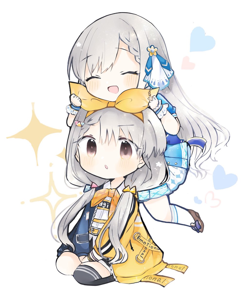 デフォルメも等身大も頑張りたい みんなのデフォ絵と等身絵の比較が見たい ななのイラスト