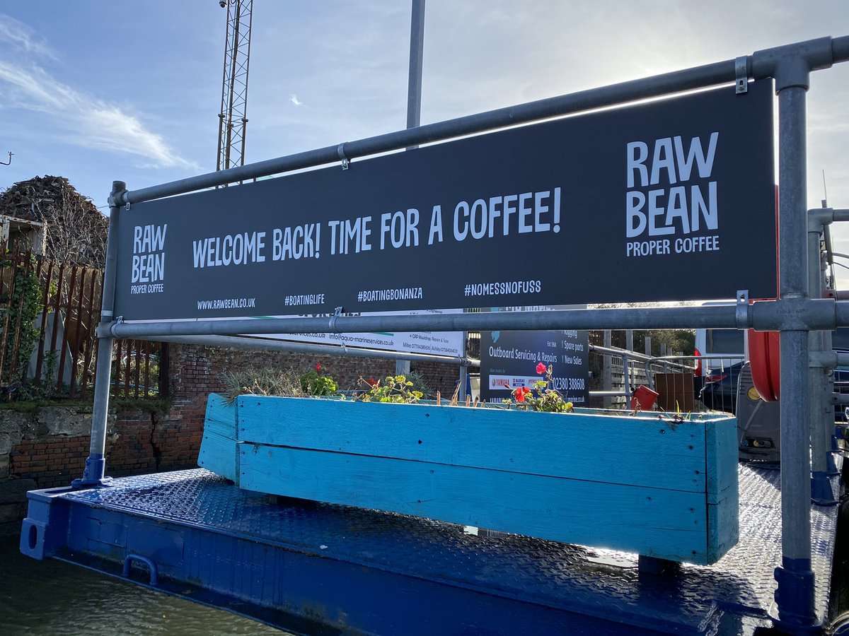 rawbeancoffee's tweet photo. Perfect timing (or not π) New advertising up @SottonDryStack #lockdown2 very pleased and Iβm sure spring next year it will come into its own as people start using their boats! #dontstop #keeptrucking #nomessnofuss #boatinglife #boatingbonanza https://t.co/a5xabLoemY