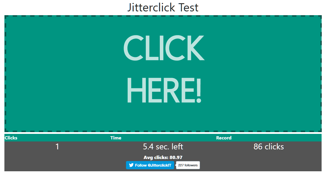 jitterclickIT's tweet photo. The new version of https://t.co/YaV1BgooYl is now #online! 🥳
We have featured improved performance along with a reviewed timer. The CPS graph is now more precise and helps you find out how many clicks you got!
Good #jitterclicking! https://t.co/3OtRfaz2Iv