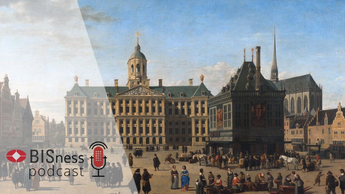 BIS_org's tweet photo. 🎙️ What do a 17th century deposit bank and #FacebookLibra have in common? Jump back in time with @Giulio_Cornelli &amp; @Jon_Frost and discover what lessons the Bank of Amsterdam holds for #DigitalMoney in our new podcast #CentralBanks #Stablecoins @DNB_NL  https://t.co/wt2op7AJQd https://t.co/QE1ujkw7Fw