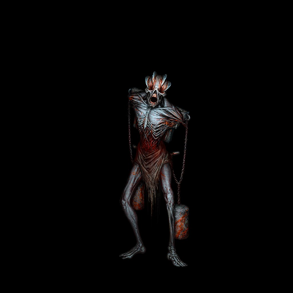 RanarifSC's tweet photo. Artworks of some of the deadly creatures wandering the dungeons of 7th Circle, a dungeon-crawler RPG. #7thcircle https://t.co/3GbOsESSgC