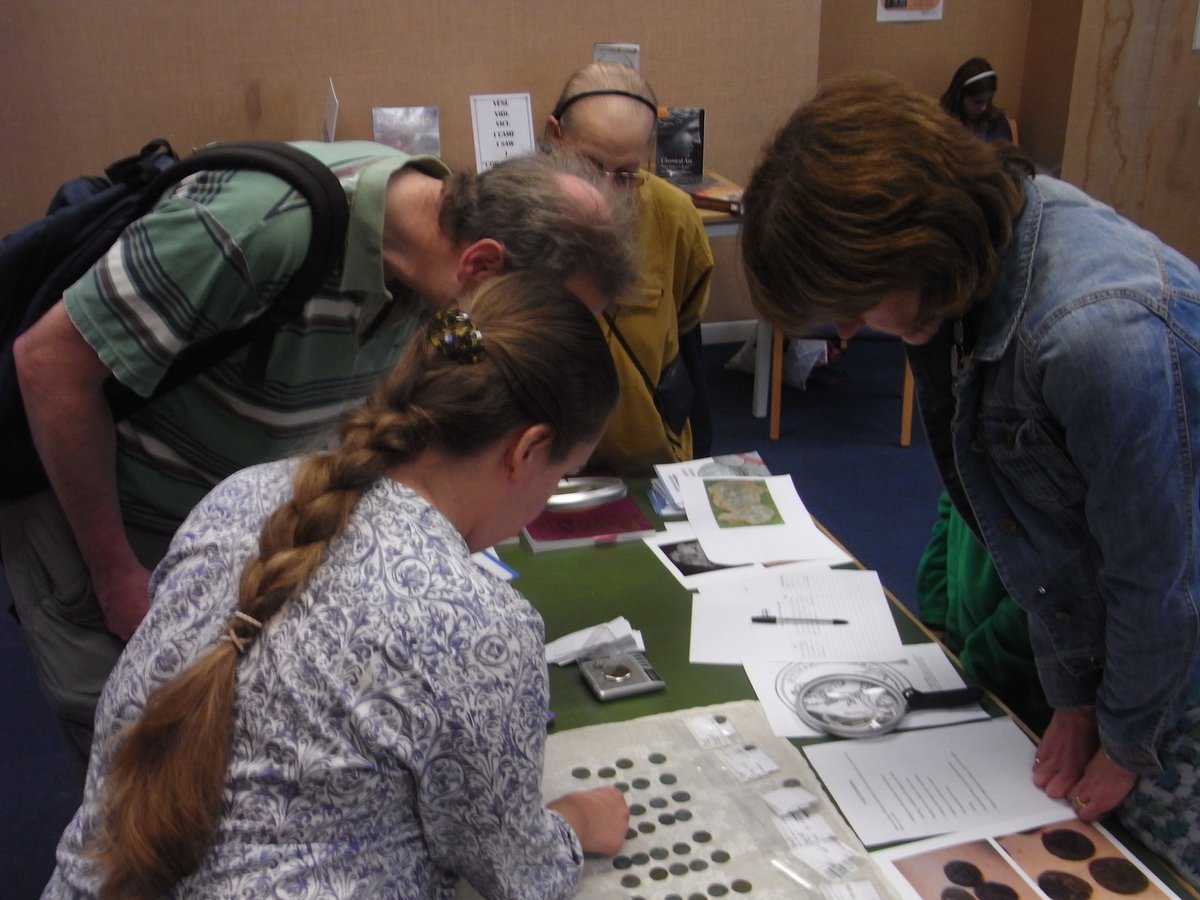 3/15 Athelstan Museum went on to get funding for this treasure in February 2015, and thoughts soon turned to getting all the coins conserved and put on display. And so the volunteer project began. Amazingly it was not hard to get people interested ancient coins.  #SMACon2020