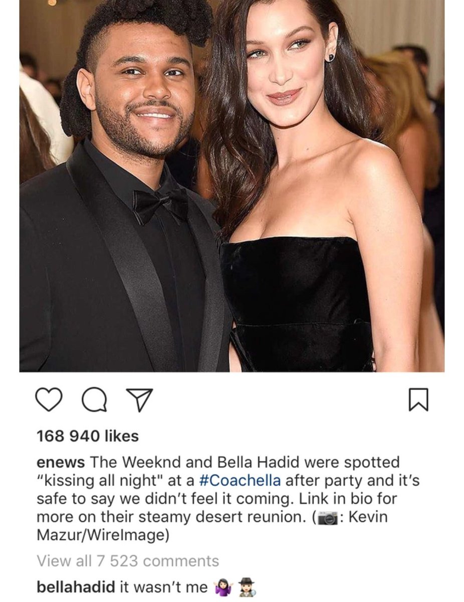 Funny thing is that there was also rumor going around that she was seen kissing Weeknd on Coachella and she did adressed these rumors immediately, but never commented on or apologised for saing the n-word.