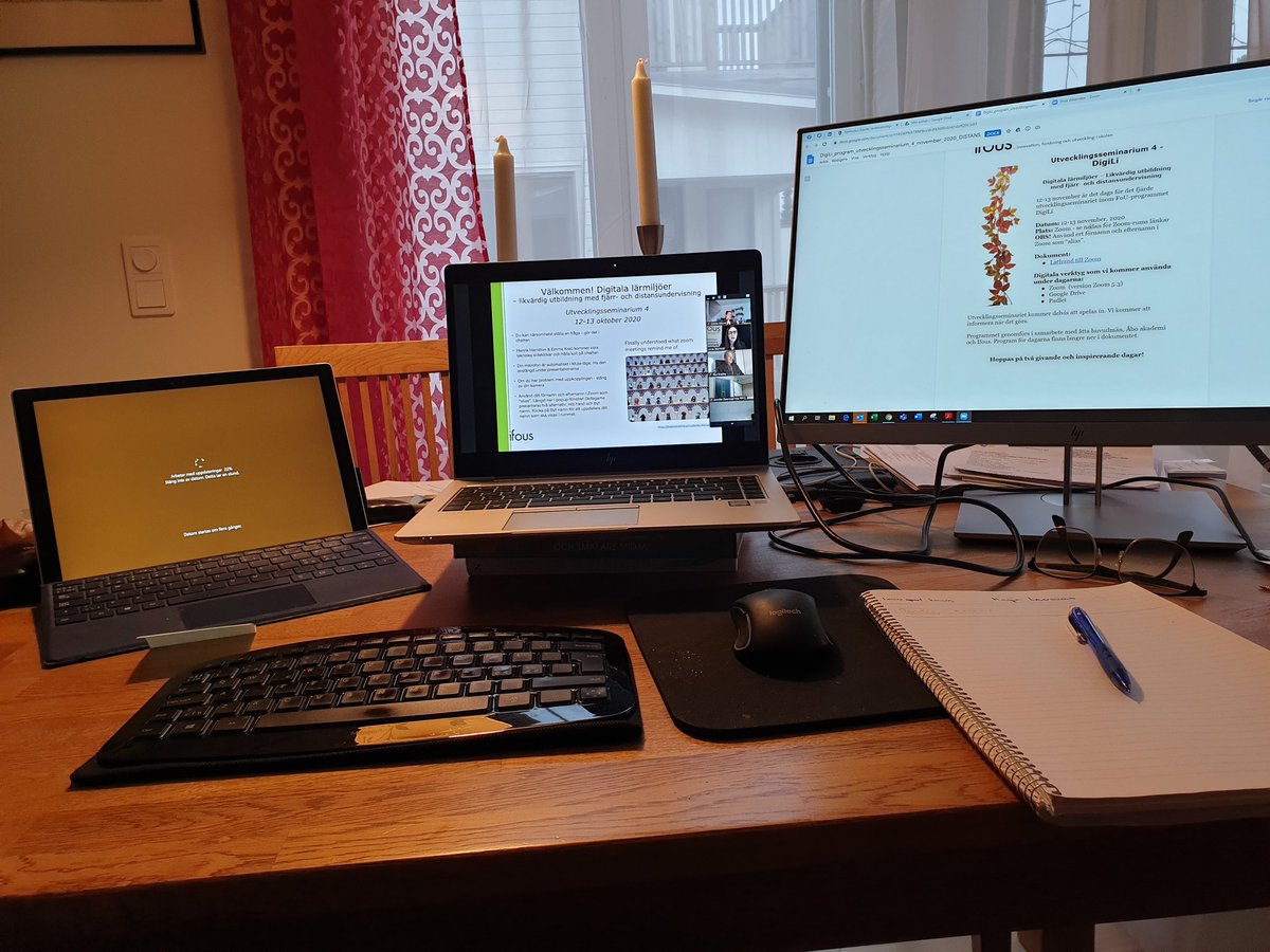 carolaek's tweet photo. Redo för utvecklingsseminarium 4 med fokus pÄ digitala lÀrmiljöer och bedömning #IFOUS #DigiLi https://t.co/CpVwO731Dz